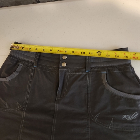 Kuhl Durango Skort Skirt Gray Womens Size 6 Hiking Outdoors Activewear Pull On - Picture 9 of 9